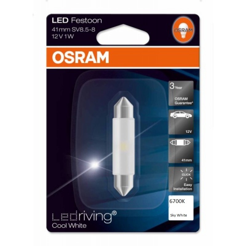 Osram SV8,5-8 41mm LED Sky White 6700K STANDARD