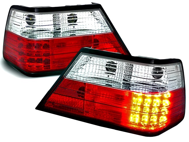 Taillights LED Mercedes E-Class W124 Red