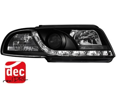 Headlights Audi A4 B5 95-98 Devil Eyes Dlite LED Black