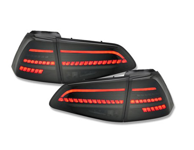 Taillights VW Golf VII red/Smoke Lightbar