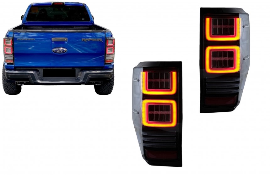 Taillights LED Ford Ranger (2012-2018) LED Dynamic Black