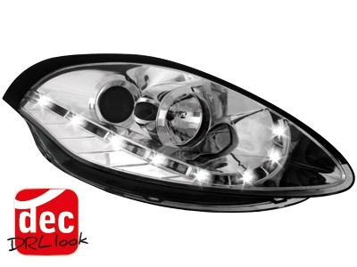 DAYLINE Headlights Fiat Bravo 07-10 chome