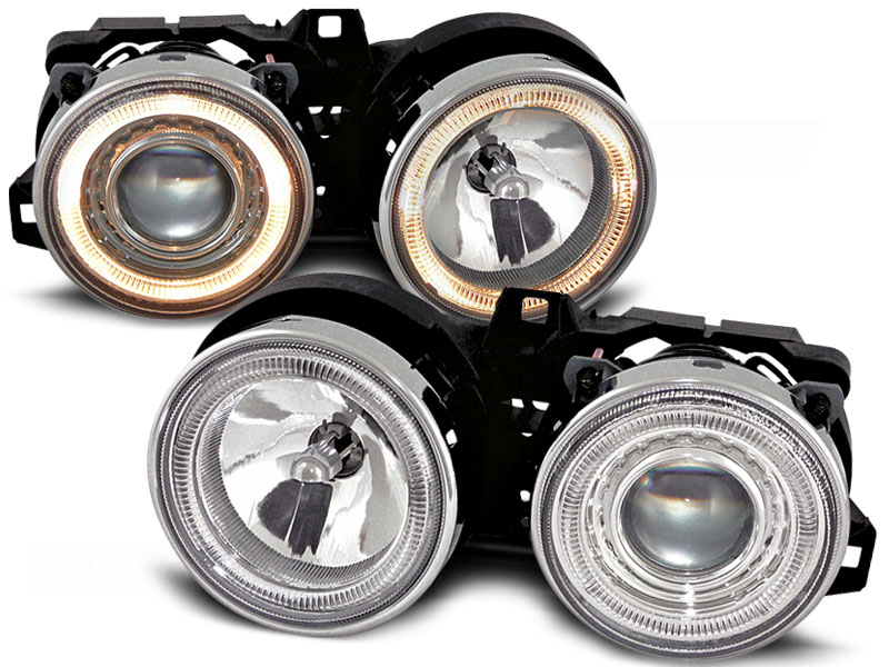 Headlights BMW E30 83-90 Angel Eyes