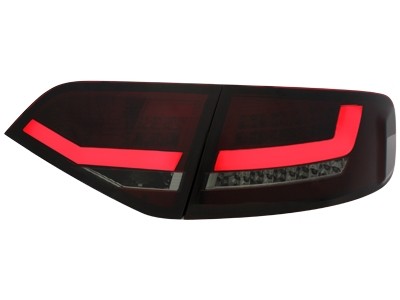 Taillights Audi A4 B8 Limousine Led red/smoke