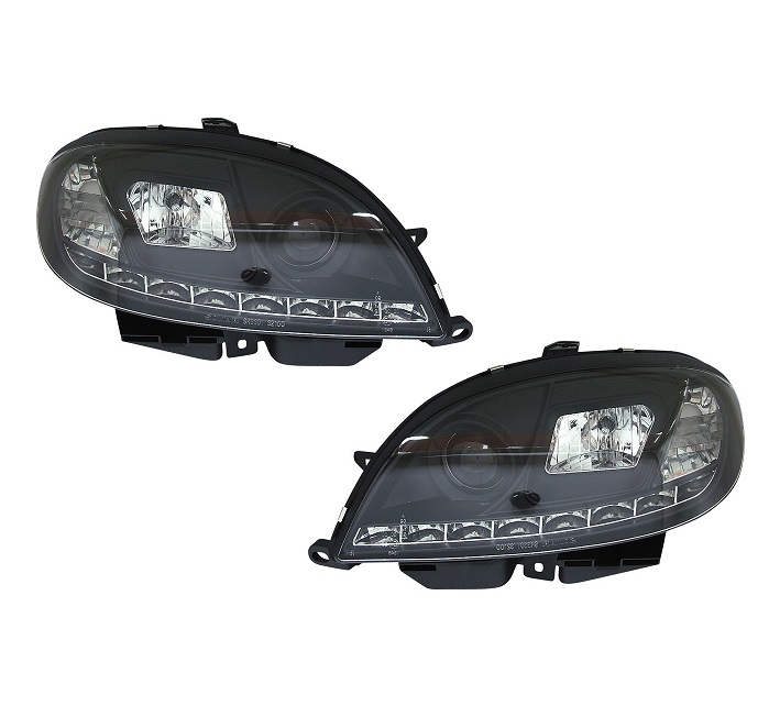Headlights Citroen Saxo 00-04 Devil Eyes Dayline Black
