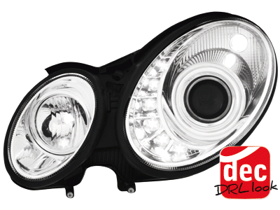 Headlights Mercedes-Benz E-Klasse Typ W211 Dayline 06-08 chome