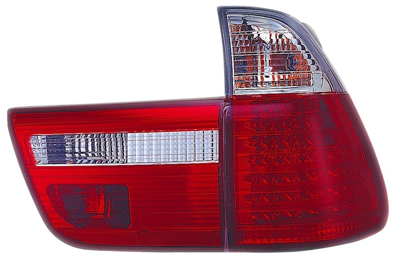 Taillights BMW X5 5/00- Red/Clear