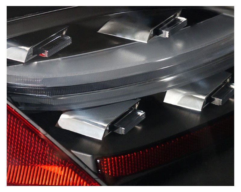 LED taillights Porsche Boxster 987.2 09-14 / Cayman 987 09-14 black / smoke with dynamic indicators in 982 look