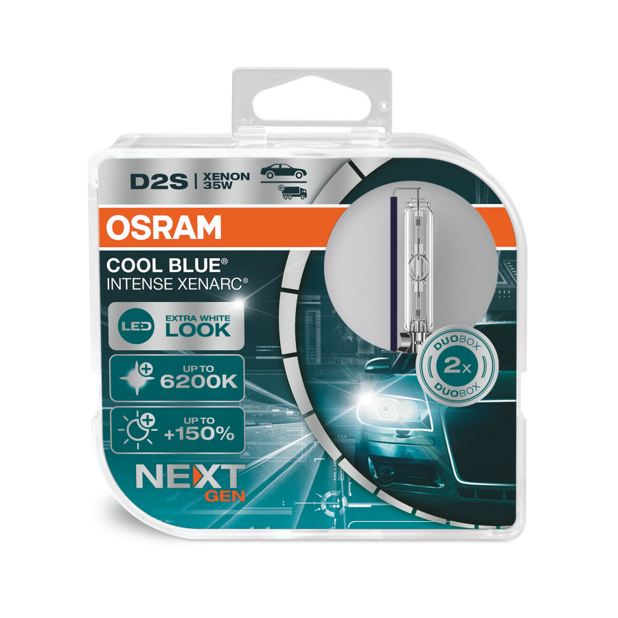 D2S Xenon lamp Osram Cool Blue Intense 35w 2 stk