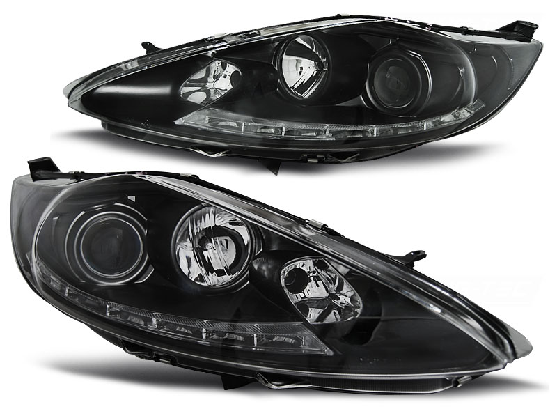 DAYLINE Headlights Ford Fiesta 7 08-10 black