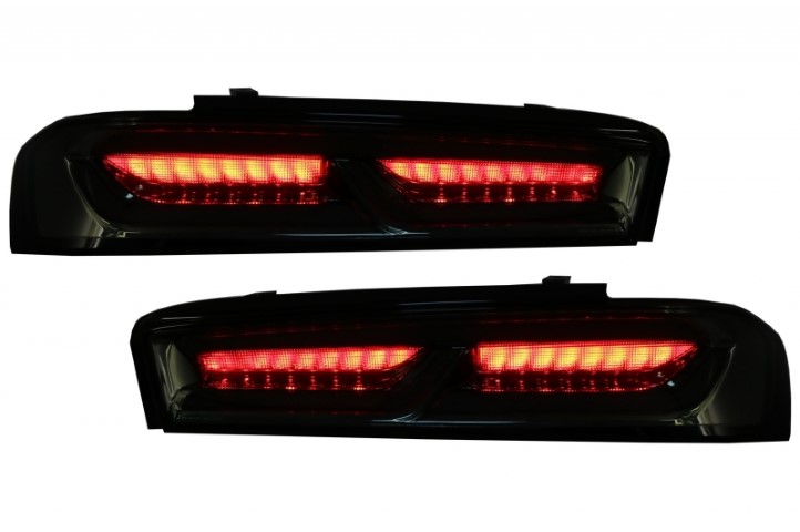 Tail Lights Chevrolet Camaro SS (2015-2017) LED Dynamic Turning Lights Smoke