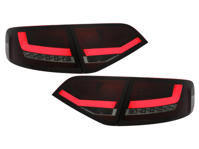 Taillights Audi A4 B8 Limousine Led red/smoke