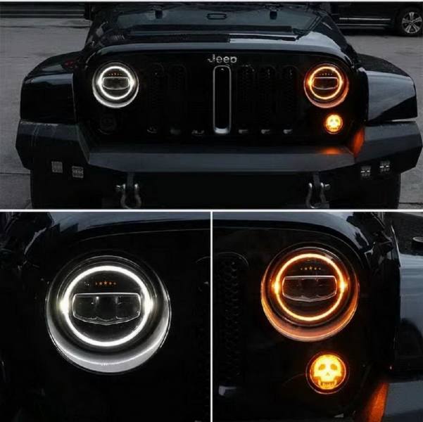 7 Inch CREE LED Headlights Jeep Wrangler JK 