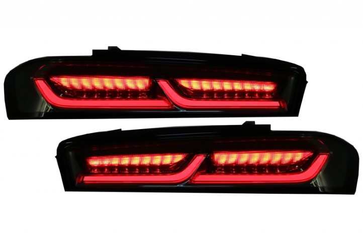 Tail Lights Chevrolet Camaro SS (2015-2017) LED Dynamic Turning Lights Smoke