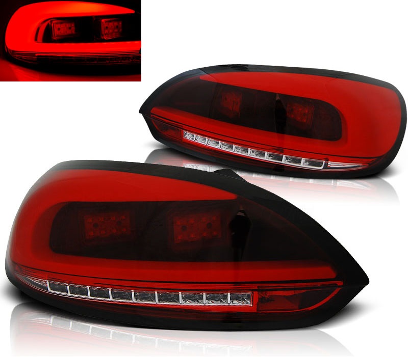 Taillights VW Scirocco 08- LED red/clear