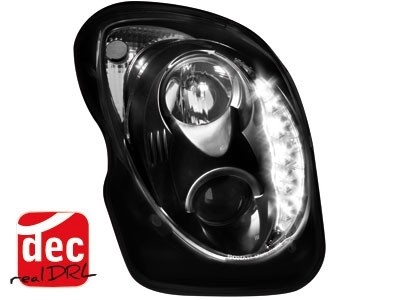 Headlights Alfa Romeo Mito 08- Devil Eyes Dlite LED Black