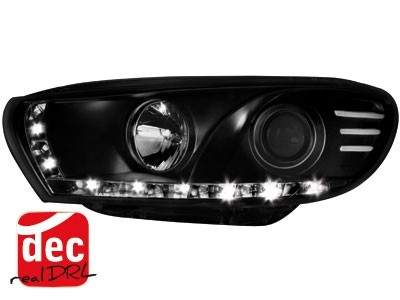 Headlights VW Scirocco lll 08- Devil Eyes Dlite Black