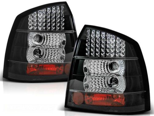 Taillights Opel Astra G LED clear Black