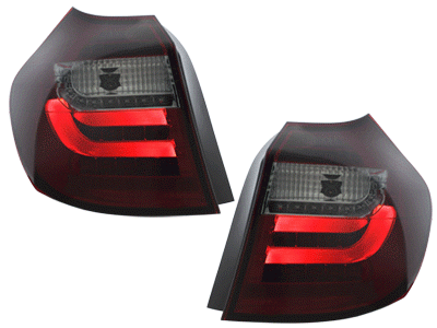 Taillights BMW E87/E81 Tube LED red/smoke 04-06