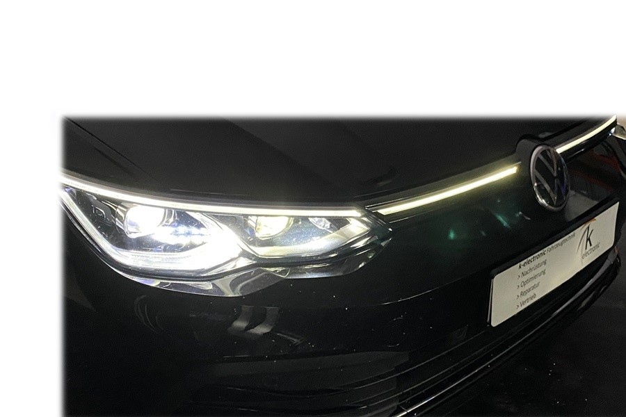 Grill LED Volkswagen Golf 8 Zwart