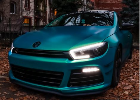 Headlights VW Scirocco lll 08- Devil Eyes Dlite Black