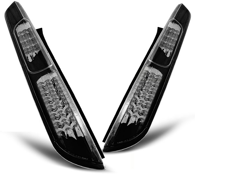 Taillights Ford Focus 04-.. 5 drs. LED Black