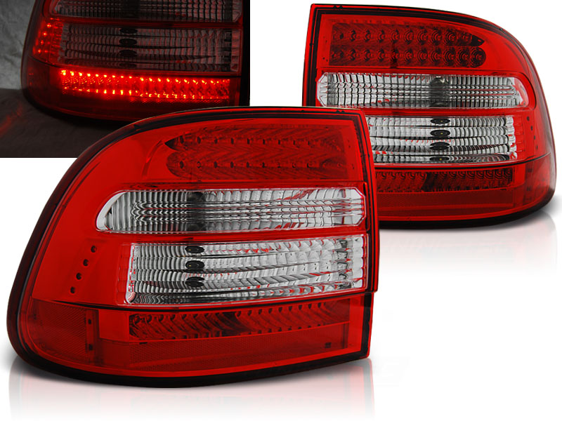 Taillights Porsche Cayenne LED Red/White