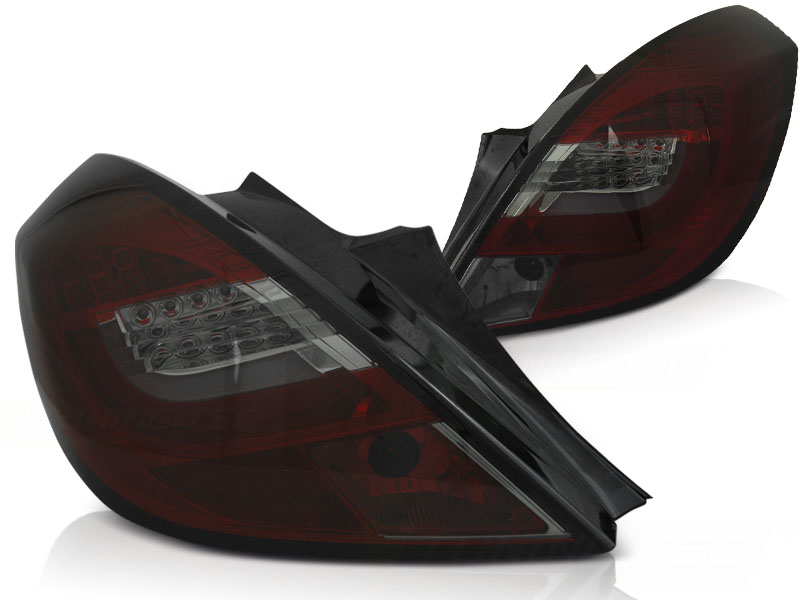 Taillights Opel Corsa D smoke