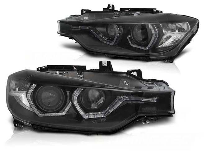 Headlights BMW 3-Serie F30/F31 XENON black 