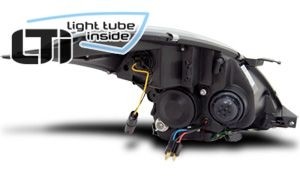 Headlights Suzuki Swift 10- Tube Light LED black