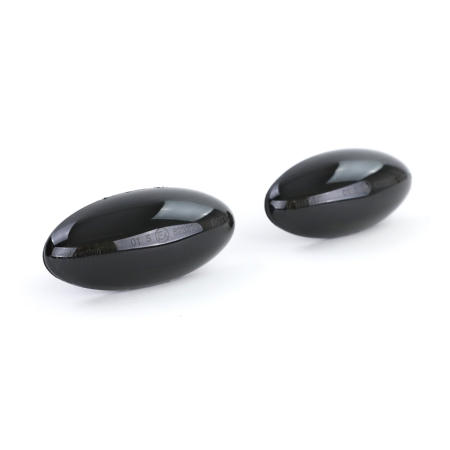 Side Turn Signals for Peugeot 206, 307, 407, 4007 LED Dynamic (Black-Chrome)