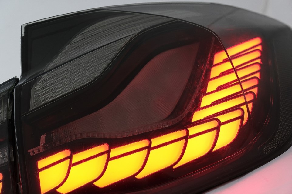 Taillights BMW F30 F35 F80 2011-2019 LCI Design OLED Smoke