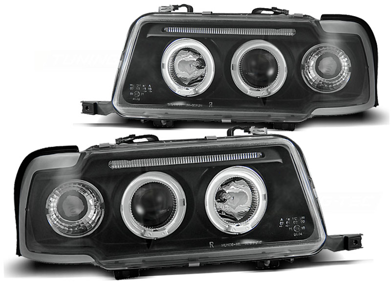 Audi 80 Headlights Whiteh Angel Eyes Rings