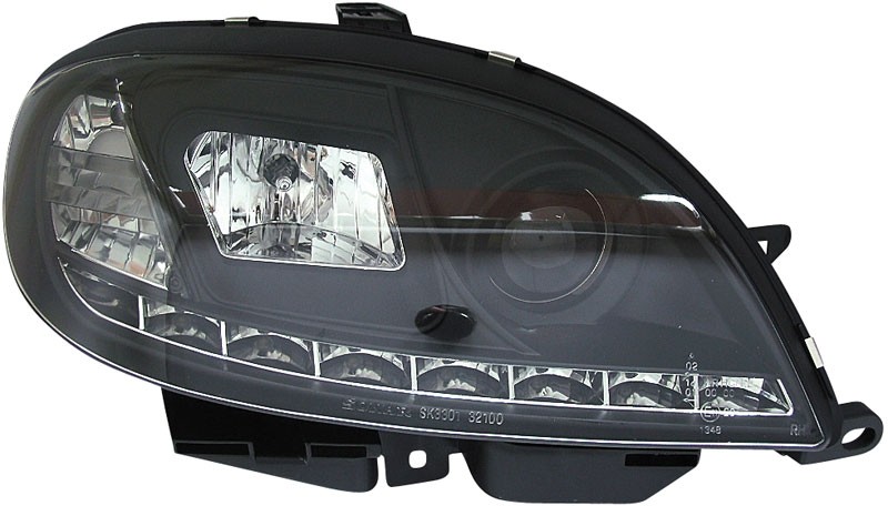 Headlights Citroen Saxo 00-04 Devil Eyes Dayline Black