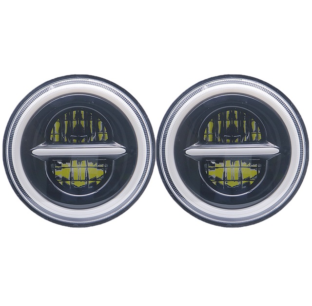 Headlights VW Golf I / II / Kafer / Jeep Wrangler / Defender Full LED