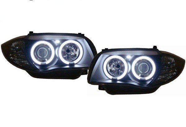 Headlights BMW E81/E87 Angel Eyes CCFL