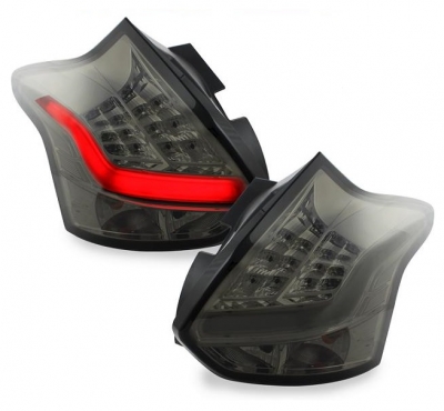 Ford Focus III 11-14 LED Taillights 5-Door Smoke