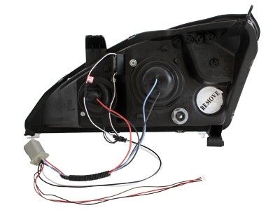 Headlights Ford Focus 98-01 Devil Eyes Dayline Chrome