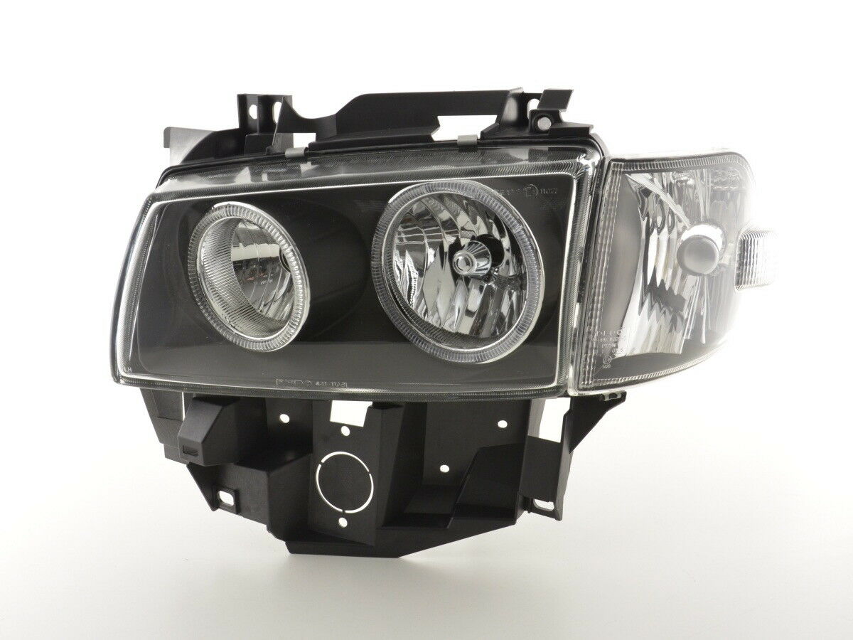 Headlights Bus T4 Angel Eyes Black