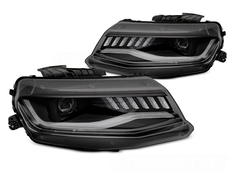 Headlights LED DRL Chevrolet Camaro 16-18 HID SEQ