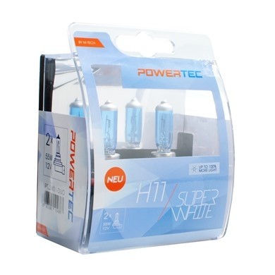 Mtech Powertec SuperWhite H11 lampen 12V DUO