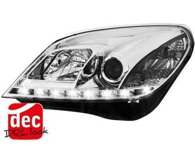 Headlights Opel Astra H 04-09 D-Lite chome