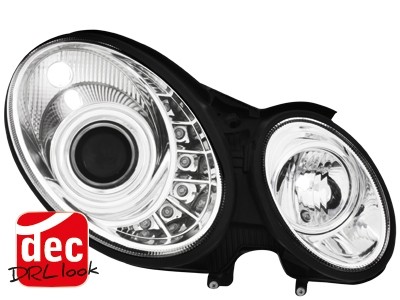 Headlights Mercedes-Benz E-Klasse Typ W211 Dayline 06-08 chome