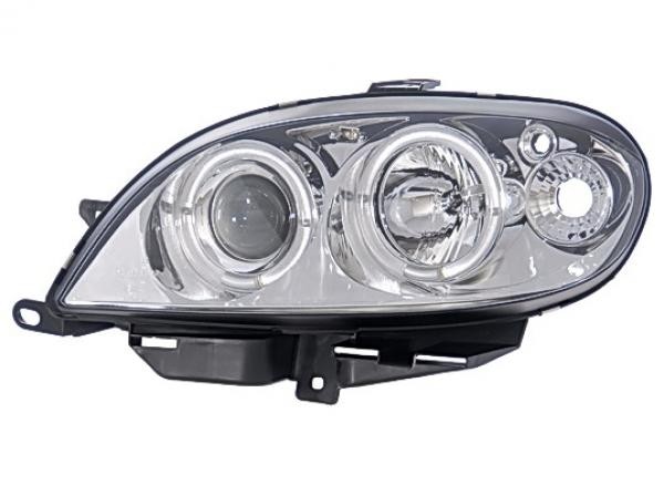 Headlights Citroen Saxo 00-.. Angel Eyes Chrome