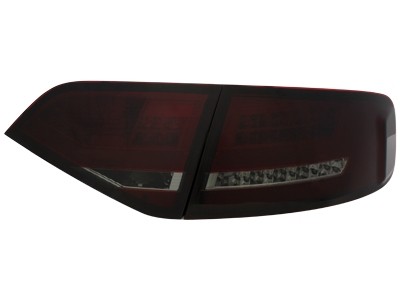 Taillights Audi A4 B8 Limousine Led red/smoke