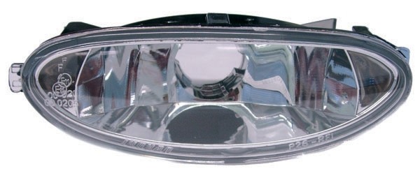 Fog rear light Peugeot 206 Clear chrome