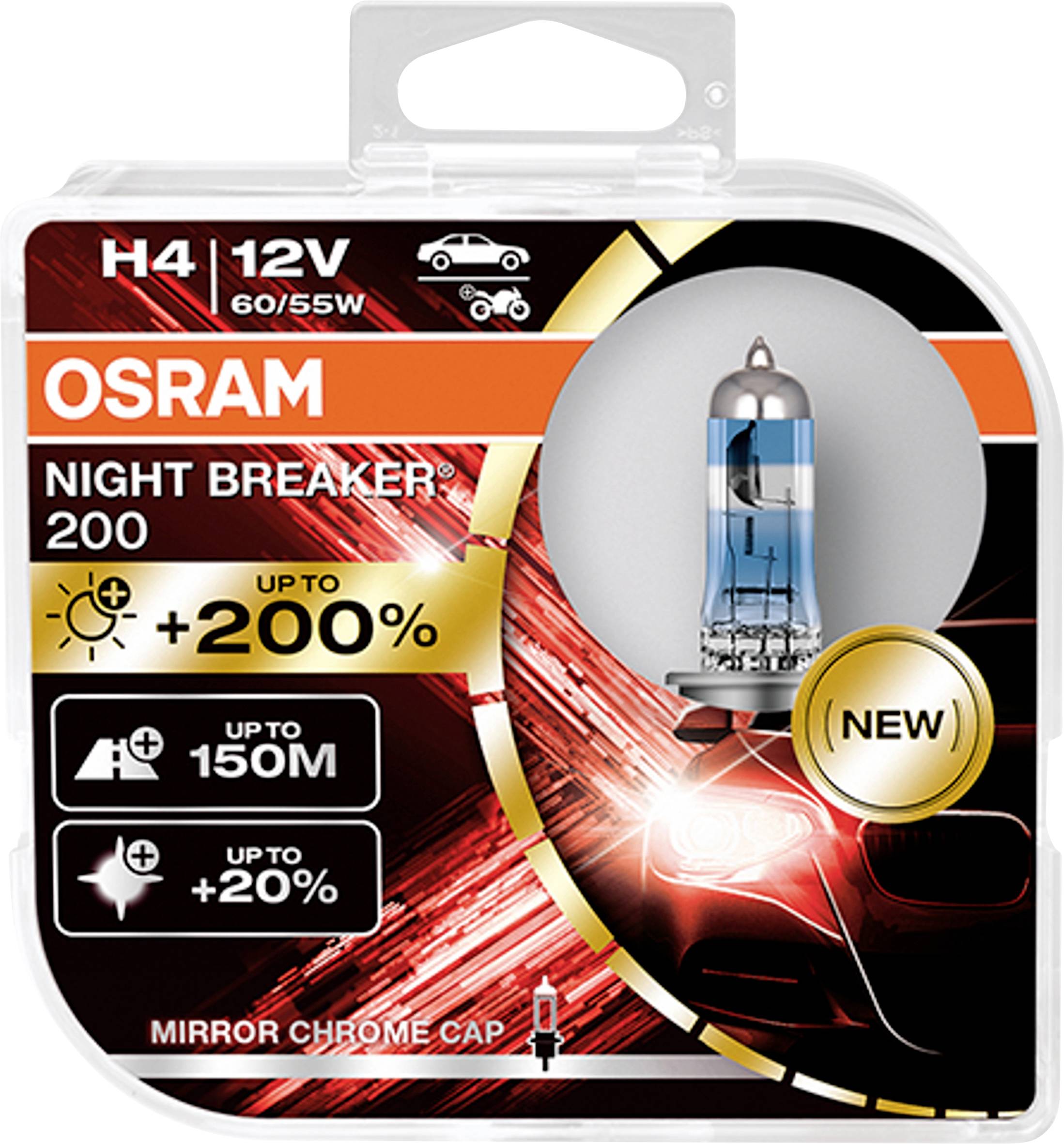 Osram Night Breaker Laser H4 2pcs