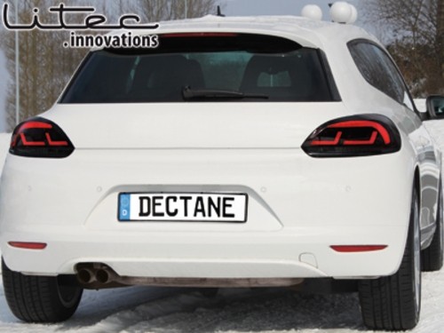 Taillights Cardna VW Scirocco 08- LED Dyna black/smoke