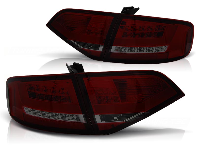 Taillights Audi A4 B8 Limousine Led red/smoke