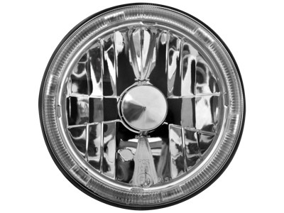 Headlights VW Golf I Angel Eyes clear Chrome